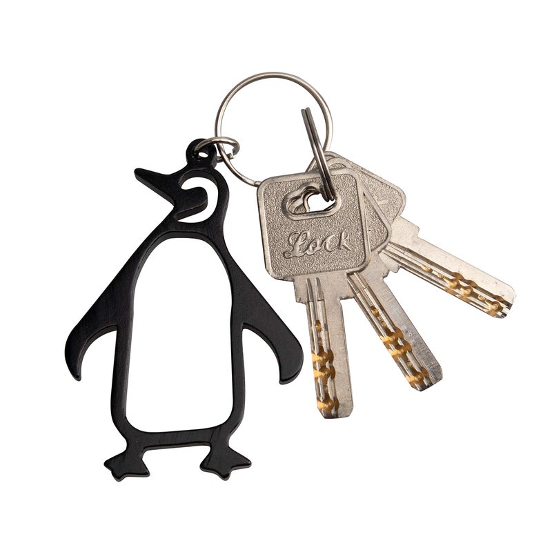 SWATOM Penguin 6PCS Bottle Opener Keychain Beer Openers Tool Key Chain Ring Accessories - Image 3
